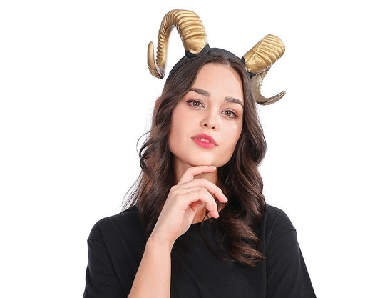 HKM-725587 Exaggerated Horn Antlers Headband for Halloween and Christmas Celebrations