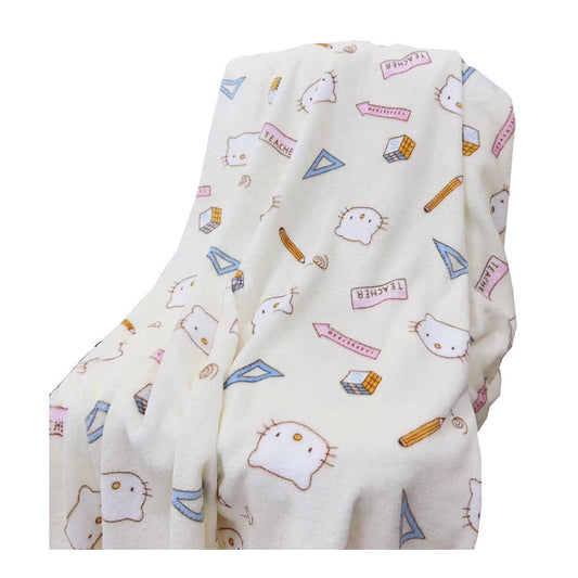 HKM-727443 Cozy Cartoon Anime Flannel Blanket in Multiple Sizes and Colors