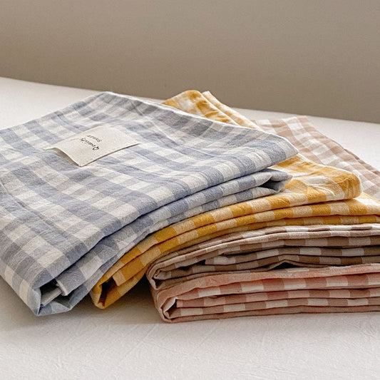 HKM-728723 Simple Cotton Washed Pillowcases - Reactive Dyed, 48x74 cm, Set of 2