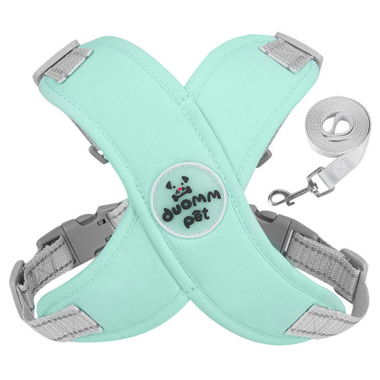 HKM-734547 Breathable Reflective Pet Dog Chest Strap with Hand Held Rope in Multiple Colors