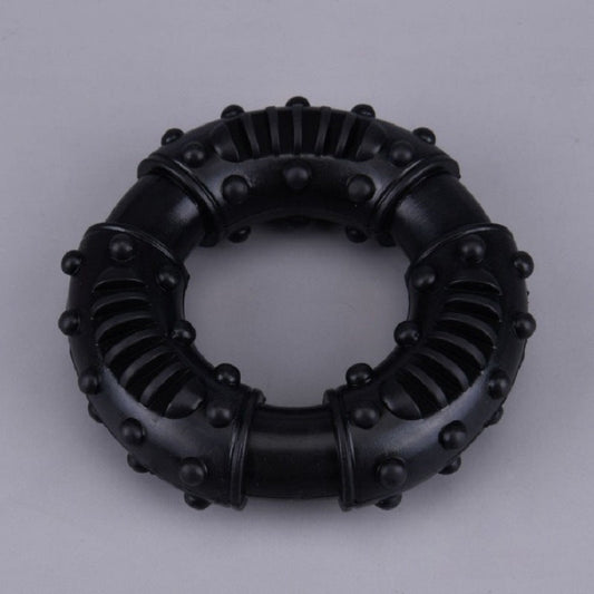 HKM-738451 Interactive Rubber Teeth Cleaning Dog Toy - Durable Molar Ring for All Breeds