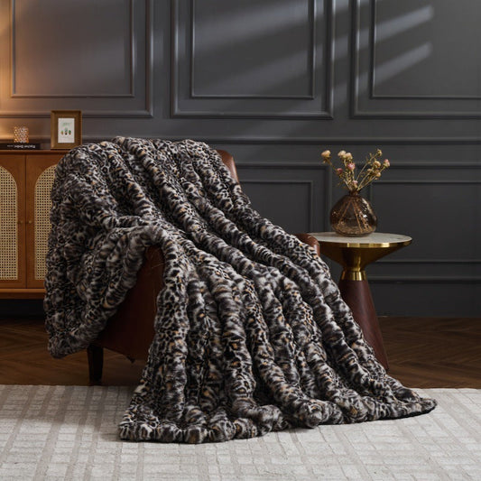 HKM-744403 Thickened Double-Sided Raschel Blanket in Various Sizes and Colors for Cozy Autumn and Winter