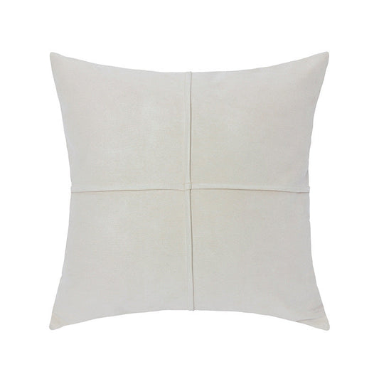 HKM-745235 Plain Suede Throw Pillow Cover - Modern Design, Available in Multiple Colors, 45x45cm