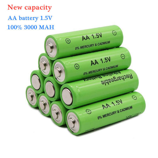 HKM-755795 Rechargeable Alkaline AA Batteries 3000mAh 1.5V - Eco-Friendly, High Efficiency, Long Life
