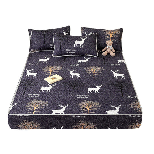 HKM-758867 Class A Waterproof Quilted Fitted Sheet for Leakage Protection - Multiple Sizes Available