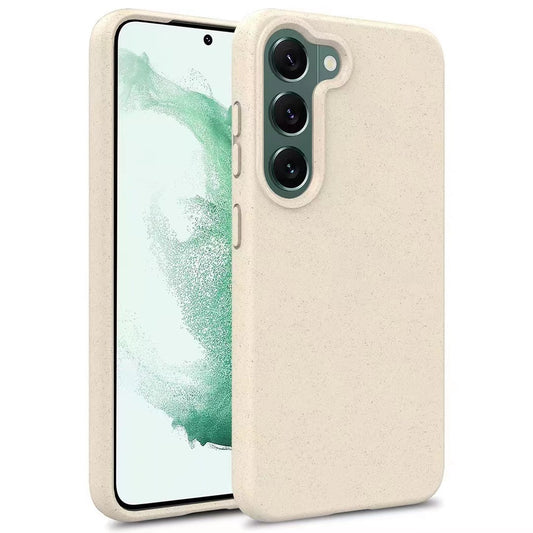 HKM-760467 Biodegradable Wheat Straw Phone Case for Samsung S23 Series – Anti-Abrasion and Anti-Fingerprint