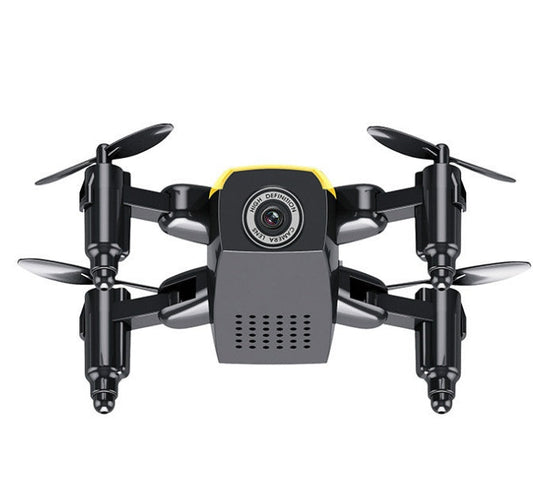 HKM-760723 Micro Foldable RC Drone with 3D Steering Wheel Remote and WiFi Camera Control for Kids