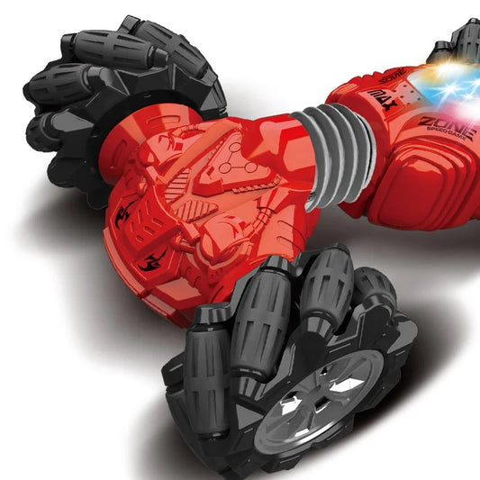 HKM-764627 Remote Control R/C Stunt Car with Gesture Sensor, Light & Music, Deformation Feature