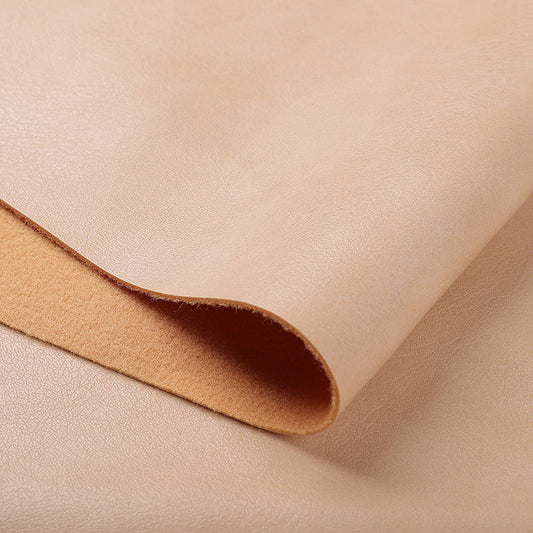 HKM-765651 Thick Palm Print Half PU Leather Fabric, 1.2mm Thickness, 140cm Wide for Gloves, Furniture, and More