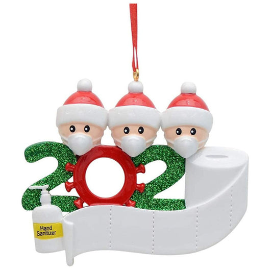 HKM-766099 Christmas-Themed Resin Pendant Ornaments - Unique Designs, 9x7.5cm, PVC Material