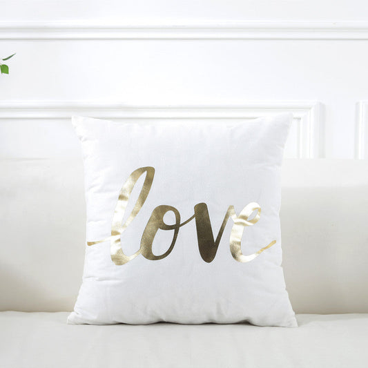 HKM-767251 Floral Pattern Super Soft Blended Cushion Cover - European Style 45x45cm