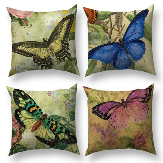 HKM-768339 Nordic Abstract Geometric Throw Pillow Cover - Short Plush, 45x45cm