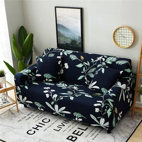 HKM-770323 Universal Stretch Sofa Cover in Polyester and Spandex Fabric