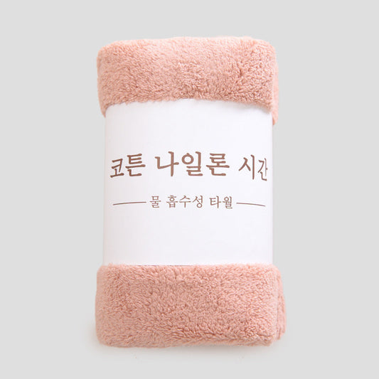 HKM-776595 Coral Fleece Soft Face Wash Towel - Absorbent and Breathable 35x75 cm