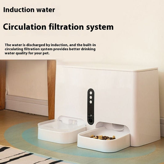 HKM-781395 Pet Intelligent Feeding And Drinking All-in-one Machine