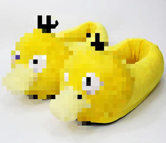 HKM-784915 Comfy Plush Child Slippers for Winter - Soft Stuffed Fluffy Shoes