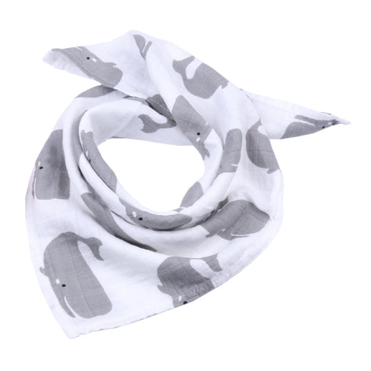 HKM-797267 Cotton Gauze Baby Quilt - Soft 60x60cm Wrap in Multiple Colors