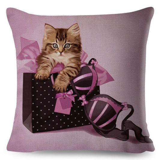 HKM-801427 Personalized Modern Digital Print Pillowcase – 45x45cm, Soft Polyester and PP Cotton Filling, Various Stylish Designs