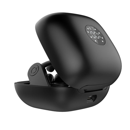 HKM-807699 B11 TWS Bluetooth Headset with Noise Reduction and Wireless Charging - Black