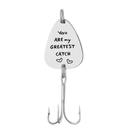 HKM-810771 Fishing Tackle Fish Hook Souvenir with Pearl and Alloy Wings Accessories