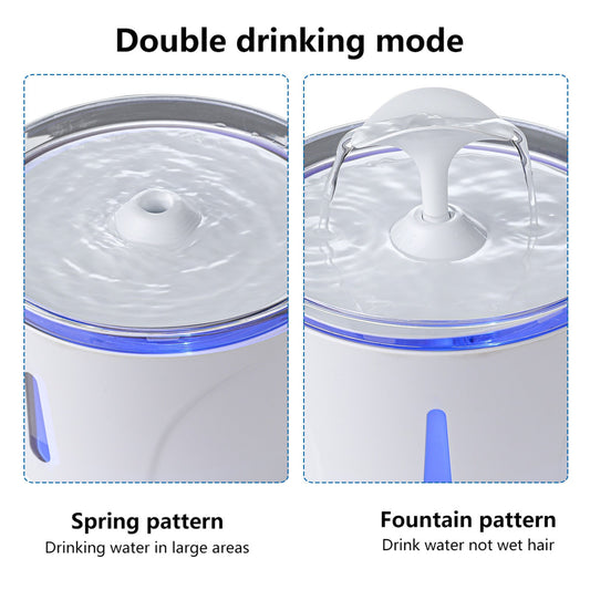 HKM-815571 Automatic Pet Drinking Fountain with LED Indicator for Cats and Dogs