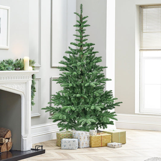 HKM-816467 PE and PVC Mixed Christmas Tree – Available in 5ft, 6ft, 7ft, and 8ft Sizes for Holiday Decor