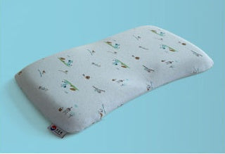HKM-816979 Memory Foam Baby Shaped Pillow for 3-12 Months, Cotton Cover, Easy to Clean