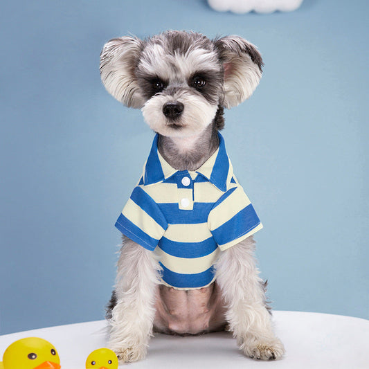 HKM-826515 Striped Two-Leg Pet Clothes for Dogs in Multiple Colors and Sizes