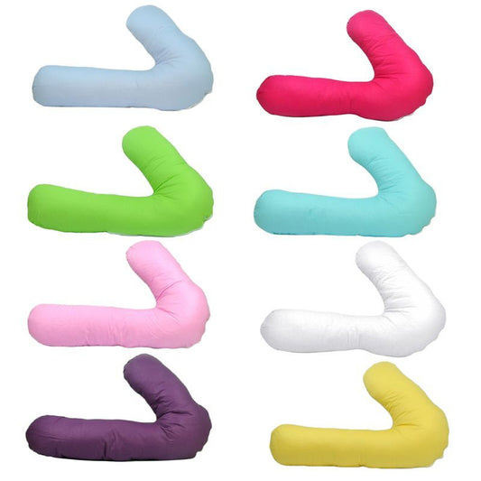 HKM-827347 V-Shaped Pregnancy Waist Pillow with Polyester Fiber Filling
