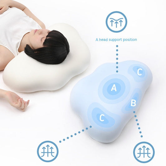 HKM-830163 Summer Cool Blue Memory Foam Pillow - Ergonomic Design for Comfort and Support