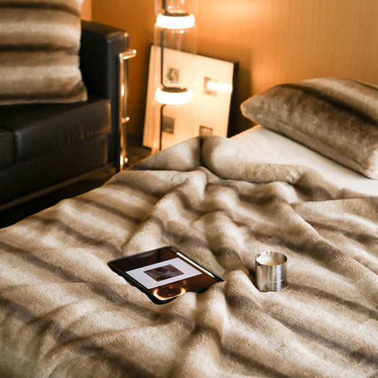HKM-830355 Thickened Warm Mink Blanket for All Seasons in Multiple Colors and Sizes