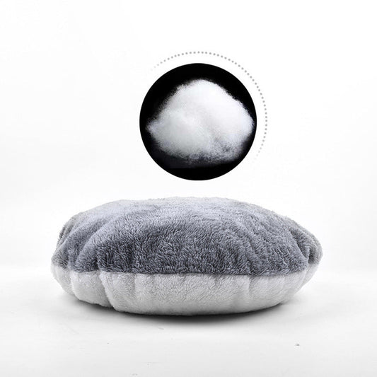HKM-833939 Egg Tart Cozy Pet Nest in Pink and Light Gray - Multiple Sizes Available