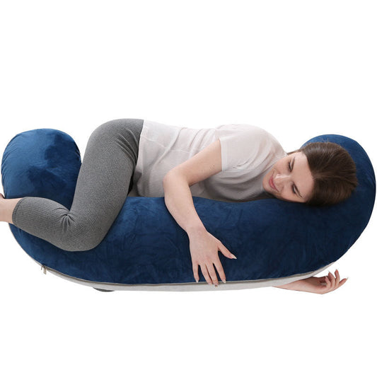 HKM-835283 Comfortable Pregnancy Nursing Pillow for Side Sleep Support in Various Colors and Sizes