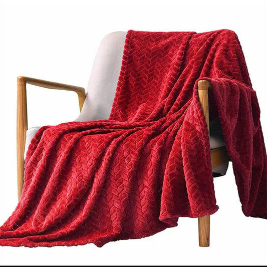 HKM-850771 Solid Color Flannel Blanket for Kids - Available in Multiple Sizes and Colors