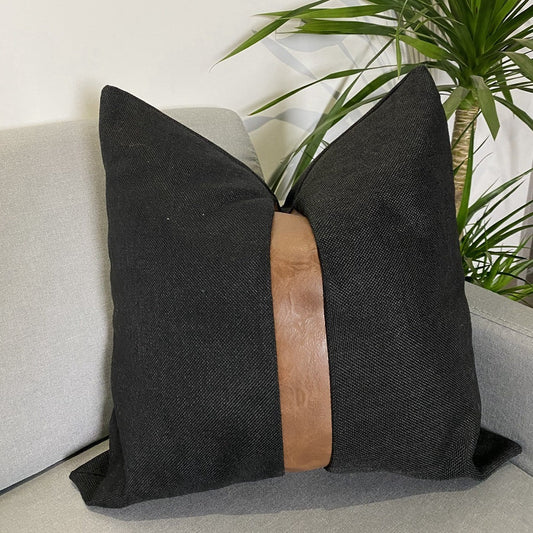 HKM-854355 Nordic Linen Solid Color Pillow Cover for Living Room and Bedroom