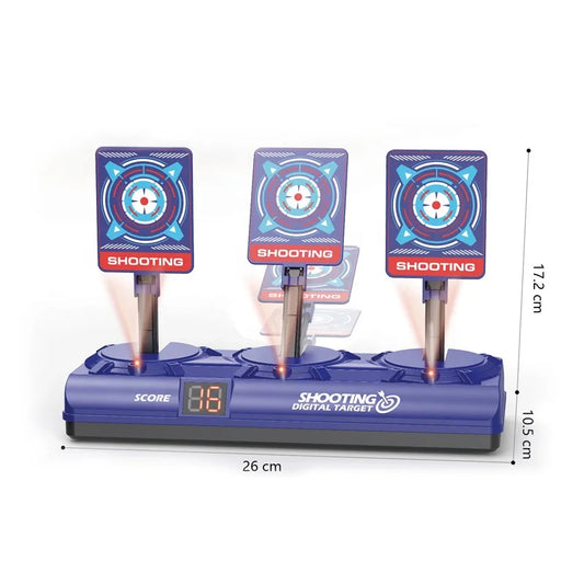 HKM-860627 Electric Light Sound Target Machine for Kids - Shooting Practice Toy Ages 5-13