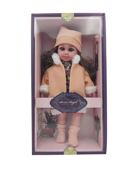 HKM-871827 Cute 16-Inch Soft Baby Doll for Girls - Mini Toy for Ages 2 to 7