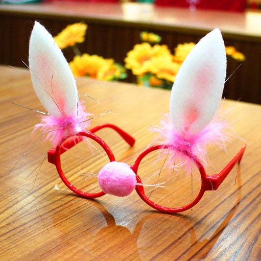 HKM-873939 Santa and Snowman Themed Glasses Frames for Christmas Parties and Festive Decor