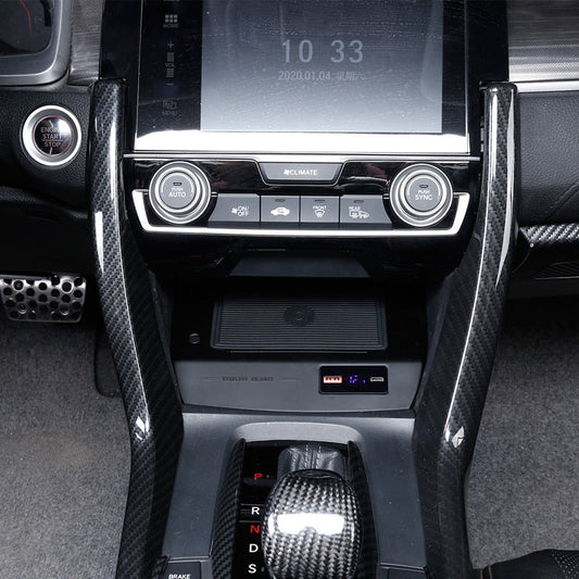 HKM-874515 Honda Civic Wireless Charger (2016-2020) - In-Line Cigarette Lighter Installation