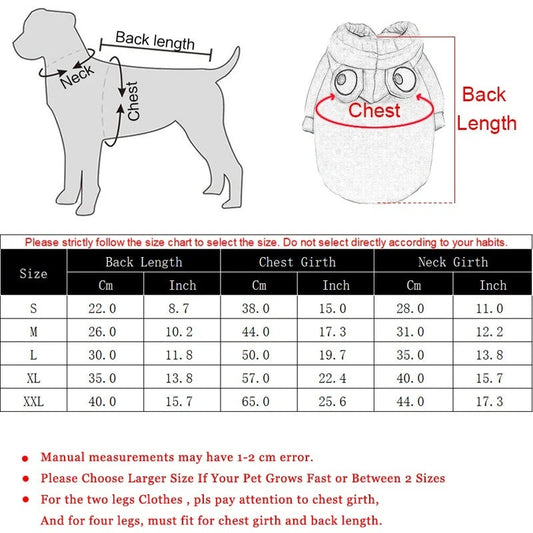 HKM-881107 Soft Warm Pet Hoodie for Small Dogs and Cats – Frog Costume Sweatshirt for Halloween and Autumn