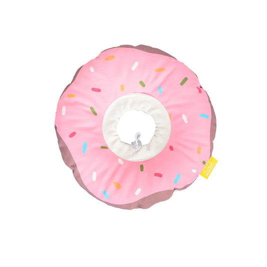 HKM-885203 Cute Donut Series Soft Pet Sterilization Collars for Cats and Dogs
