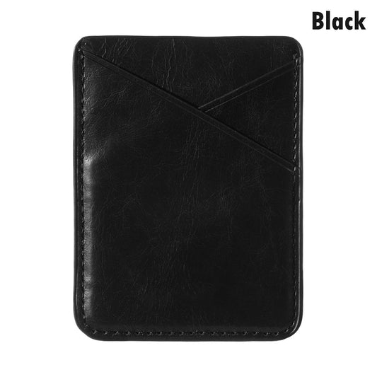 HKM-887379 PU Leather Mobile Phone Back Sticker with Card Holder - Lightweight and Stylish Design