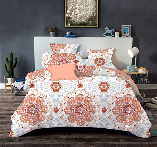 HKM-895059 Bohemian Ethnic Style Bedding Set - Various Sizes Available in Rich Colors