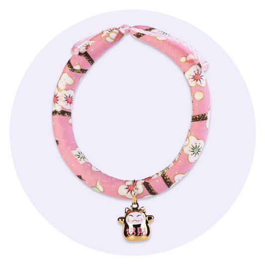 HKM-897747 Multi-style Adjustable Hand-made Pet Collar