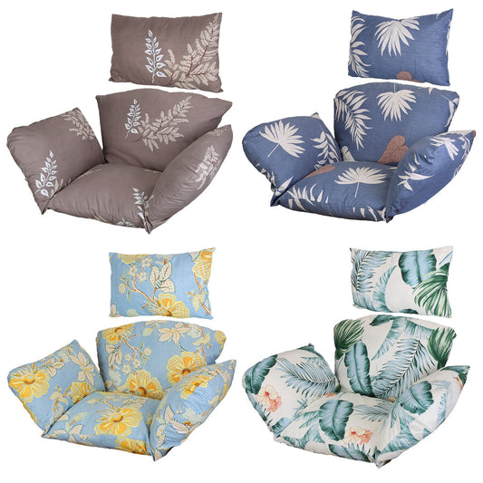 HKM-899731 Thick Soft Cushion for Hanging Egg Chair with Headrest – Versatile Outdoor Comfort Seat Pad