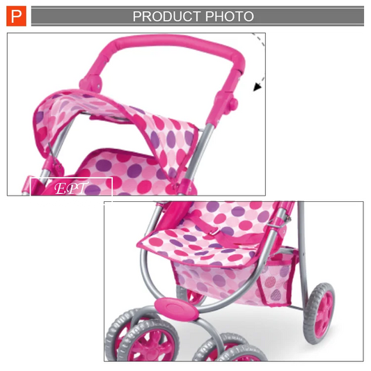 HKM-914643 Multifunctional Baby Stroller Carrier - Unisex Design for Ages 5 to 7 Years