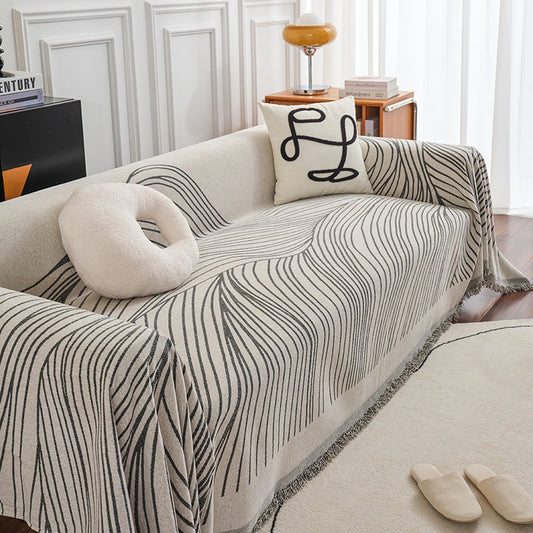 HKM-922963 Universal Chenille Anti-Scratching Sofa Cover – Full Coverage, Dustproof, Various Colors Available