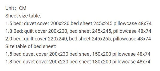 HKM-925523 Four-Piece Light Luxury Bed Set with Fitted Sheet and Duvet Cover in Multiple Sizes