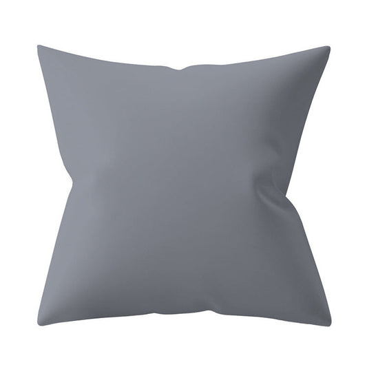 HKM-927187 Gray Geometric Abstraction Polyester Pillow Cover - European Style 45x45cm