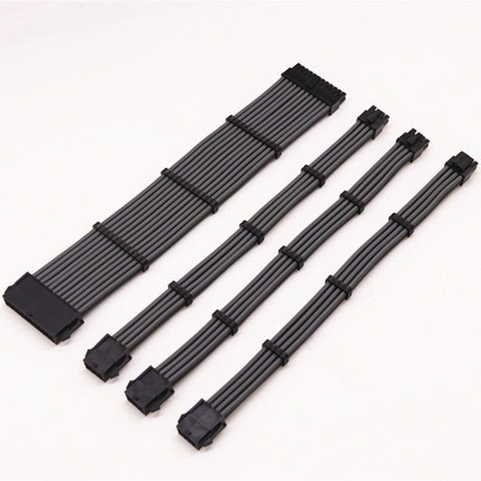 HKM-927699 Motherboard Power Extension Cable Set for ATX 24PIN, CPU 8PIN, GPU 8PIN - 1.5KW to 800W Compatibility